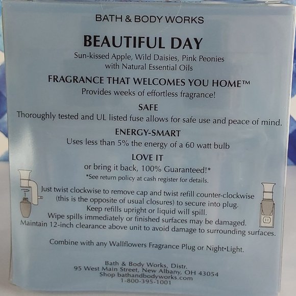 BATH & BODY WORKS WALLFLOWERS REFILL 'BEAUTIFUL DAY' 2-PIECE SET - Picture 11 of 16